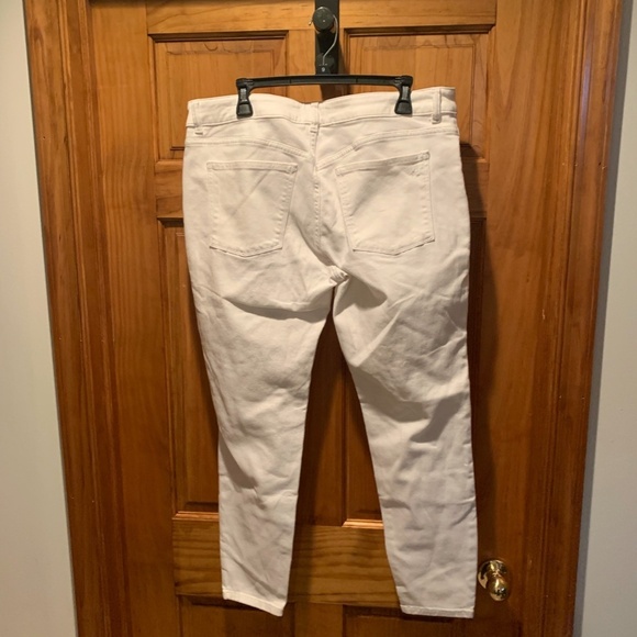 DL1961 Margaux Mid-rise Instasculpt Ankle Skinny Jeans in Porcelain size 34 - Picture 3 of 7